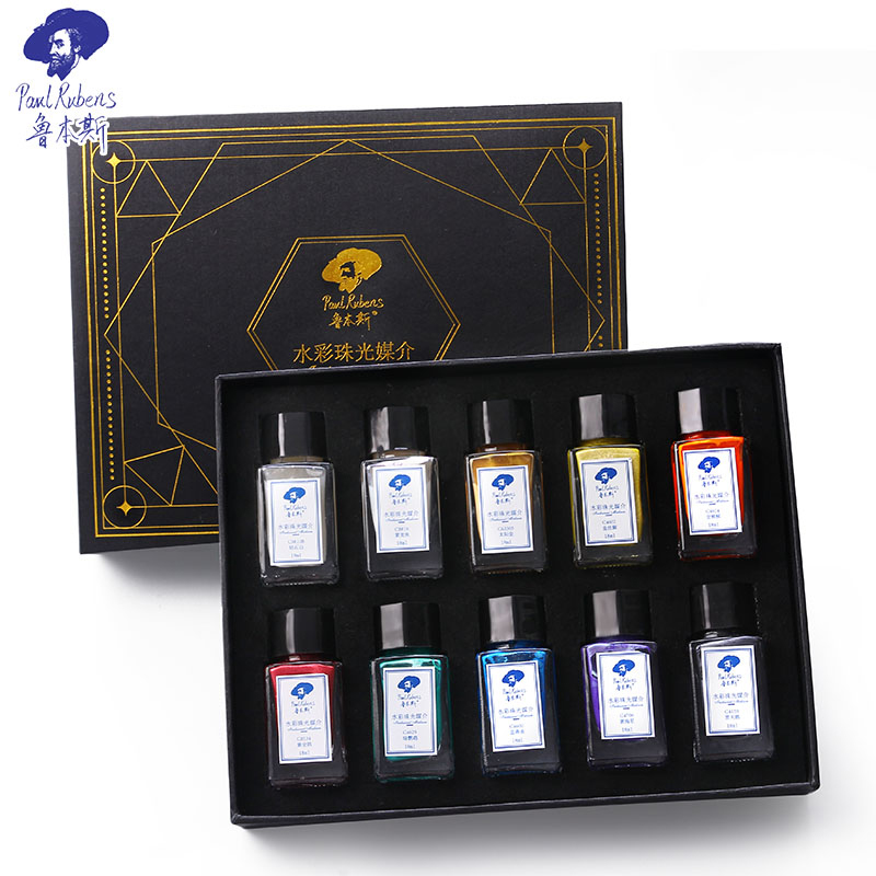 Rubens watercolor pearlescent medium