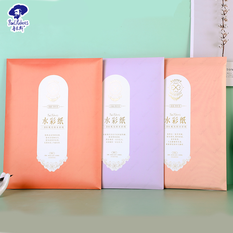 Rubens four-leaf clover series Watercolor Paper