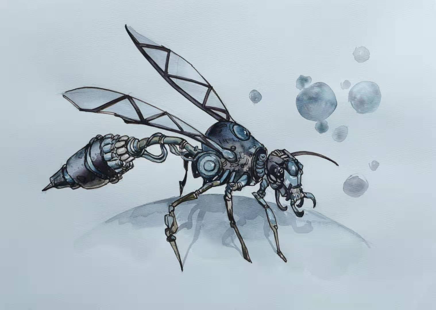 Watercolor artist Yang Liu shares his works