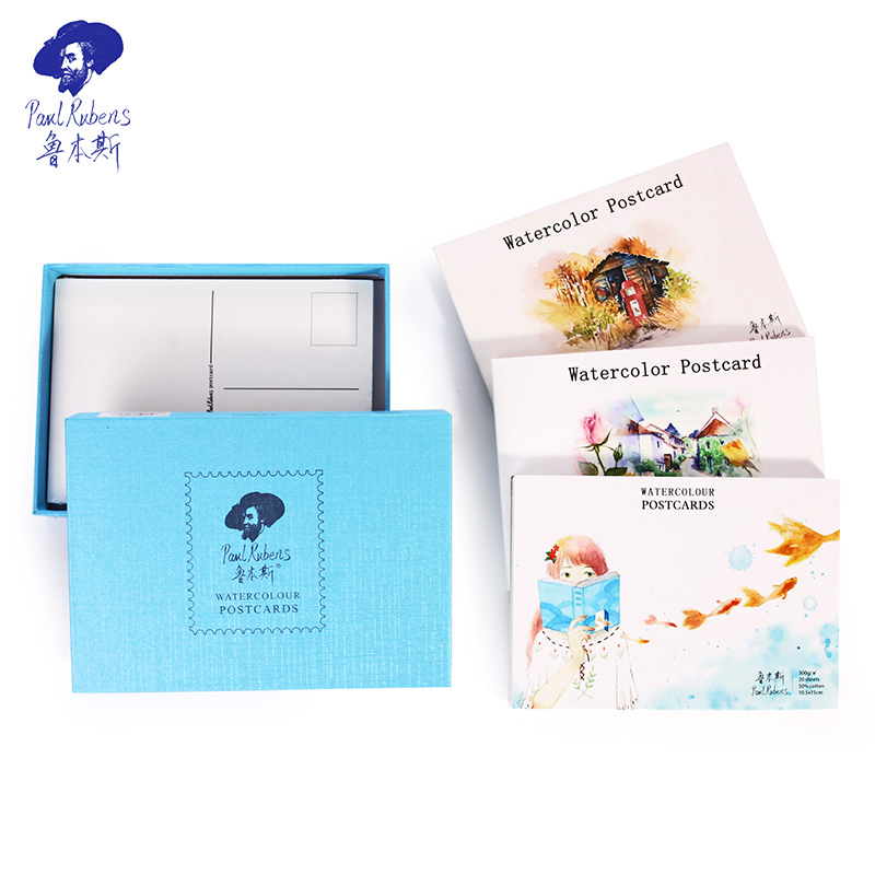 鲁本斯水彩明信片 (2)